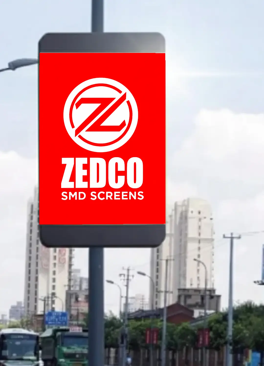 digital standee by zedco smd